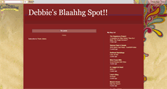 Desktop Screenshot of debbiesblaahhgspot.blogspot.com