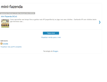 Tablet Screenshot of mini-fazendadicas.blogspot.com