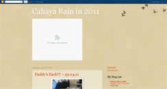 Desktop Screenshot of cahayarainthomas2011.blogspot.com