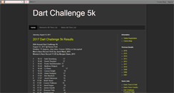 Desktop Screenshot of dartchallenge5k.blogspot.com