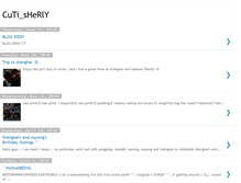 Tablet Screenshot of cutisherlylee.blogspot.com