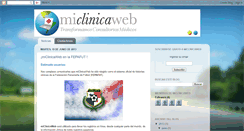 Desktop Screenshot of miclinicaweb.blogspot.com