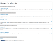 Tablet Screenshot of heroesofthesilence.blogspot.com