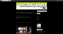 Desktop Screenshot of matthewkilgore.blogspot.com