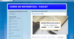 Desktop Screenshot of matematicafaccat.blogspot.com