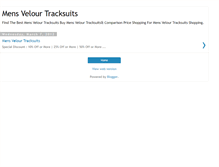 Tablet Screenshot of mensvelourtracksuitsonline.blogspot.com
