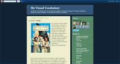 Desktop Screenshot of myvisualvocabulary.blogspot.com