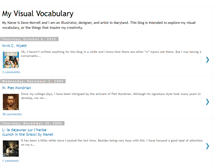 Tablet Screenshot of myvisualvocabulary.blogspot.com