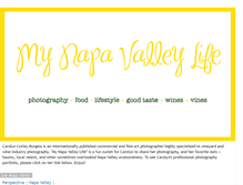 Tablet Screenshot of mynapavalleylife.blogspot.com