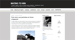 Desktop Screenshot of mating2win.blogspot.com