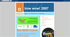 Desktop Screenshot of bowwow2007.blogspot.com