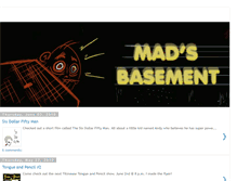 Tablet Screenshot of madsbasement.blogspot.com