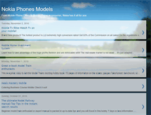 Tablet Screenshot of nokiaphonesmodels.blogspot.com