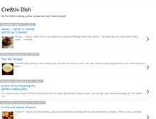 Tablet Screenshot of cre8tivdish.blogspot.com