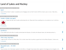 Tablet Screenshot of landoflakesandhockey.blogspot.com
