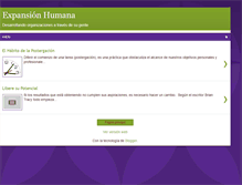 Tablet Screenshot of expansion-humana.blogspot.com