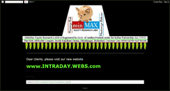 Desktop Screenshot of minmaxindia.blogspot.com