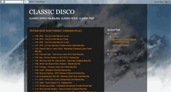 Desktop Screenshot of classic-disco.blogspot.com