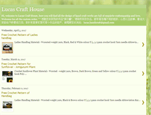 Tablet Screenshot of lucascrafthouse.blogspot.com