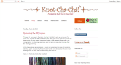 Desktop Screenshot of knot-cha-cha.blogspot.com