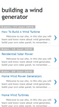 Mobile Screenshot of buildingawindgenerator.blogspot.com