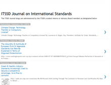 Tablet Screenshot of itssdinternationalstandards.blogspot.com