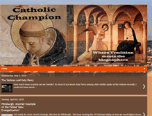 Tablet Screenshot of catholicchampion.blogspot.com