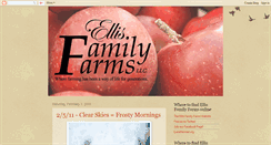 Desktop Screenshot of ellisfamilyfarm.blogspot.com