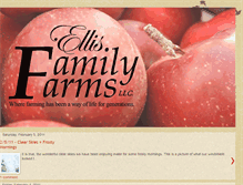 Tablet Screenshot of ellisfamilyfarm.blogspot.com