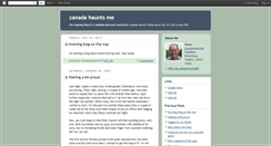 Desktop Screenshot of canadahauntsme.blogspot.com