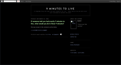 Desktop Screenshot of 9minutestolive.blogspot.com