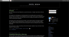 Desktop Screenshot of excelninja.blogspot.com