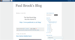 Desktop Screenshot of paulbrooksblog.blogspot.com