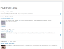 Tablet Screenshot of paulbrooksblog.blogspot.com