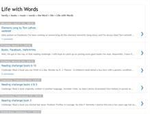 Tablet Screenshot of lifewithwords.blogspot.com
