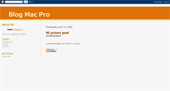 Desktop Screenshot of macpro.blogspot.com