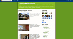 Desktop Screenshot of concordiaecostudios.blogspot.com
