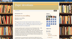 Desktop Screenshot of dapzdevotions.blogspot.com