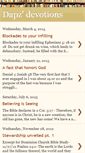 Mobile Screenshot of dapzdevotions.blogspot.com
