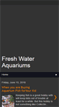 Mobile Screenshot of keeping-freshwater-aquariums.blogspot.com