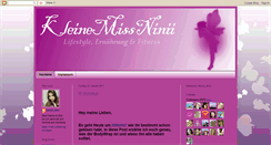 Desktop Screenshot of kleinemissninii.blogspot.com