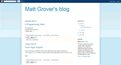 Desktop Screenshot of grovr.blogspot.com