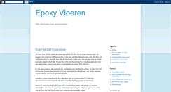 Desktop Screenshot of epoxyvloer.blogspot.com