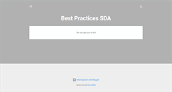 Desktop Screenshot of bestpracticessda.blogspot.com