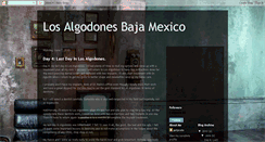 Desktop Screenshot of algodonesbaja.blogspot.com