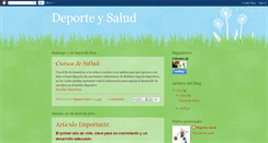 Desktop Screenshot of massaludmasdeporte.blogspot.com