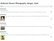 Tablet Screenshot of mckenziehansenphotography.blogspot.com
