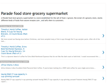 Tablet Screenshot of parade-food-store-grocery-supermarket.blogspot.com