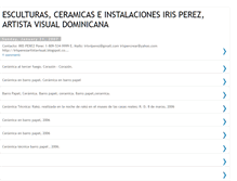 Tablet Screenshot of esculturas-ceramicas.blogspot.com