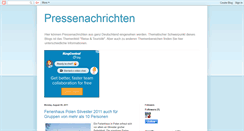 Desktop Screenshot of pressenachrichten.blogspot.com